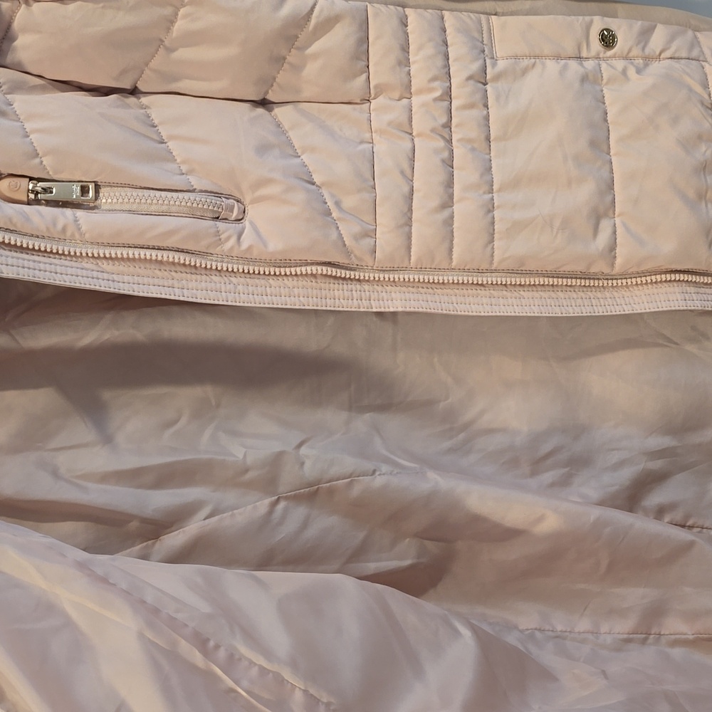 Michael Kors Womens Size L Quilted Jacket Coat Lightweight | Light Pink - Picture 13 of 13